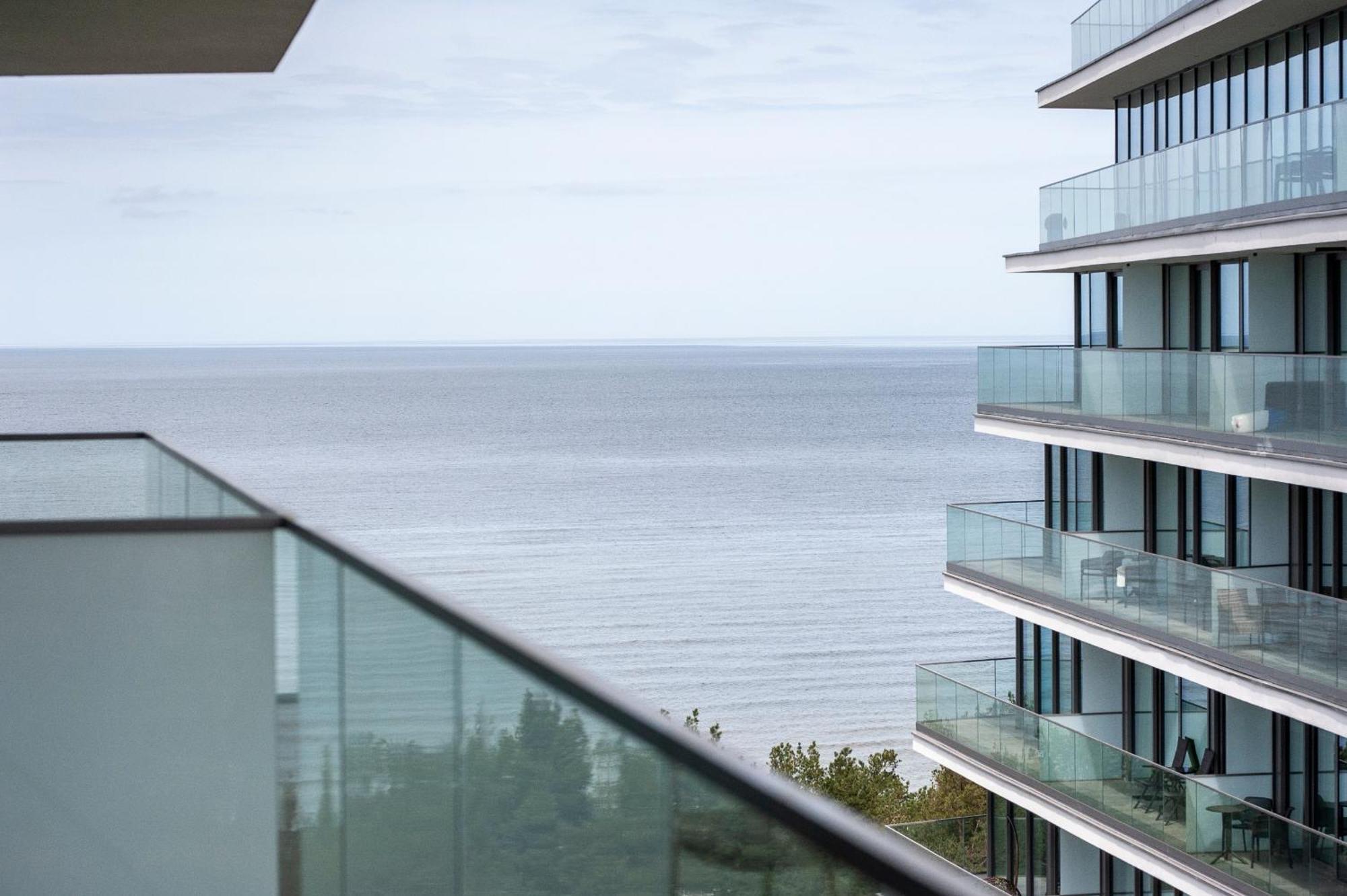 Wave Panorama 8Th Floor Sea View Apartment Мендзиздрое Екстериор снимка